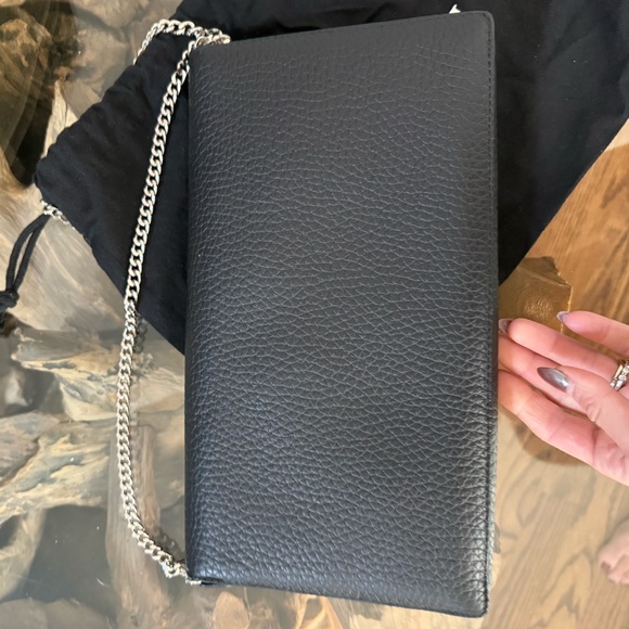 Genuine leather clutch and crossbody - Picture 4 of 6